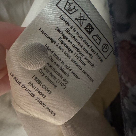 Sezane Cream Button Down Shirt with Lace Detail - Picture 6 of 6